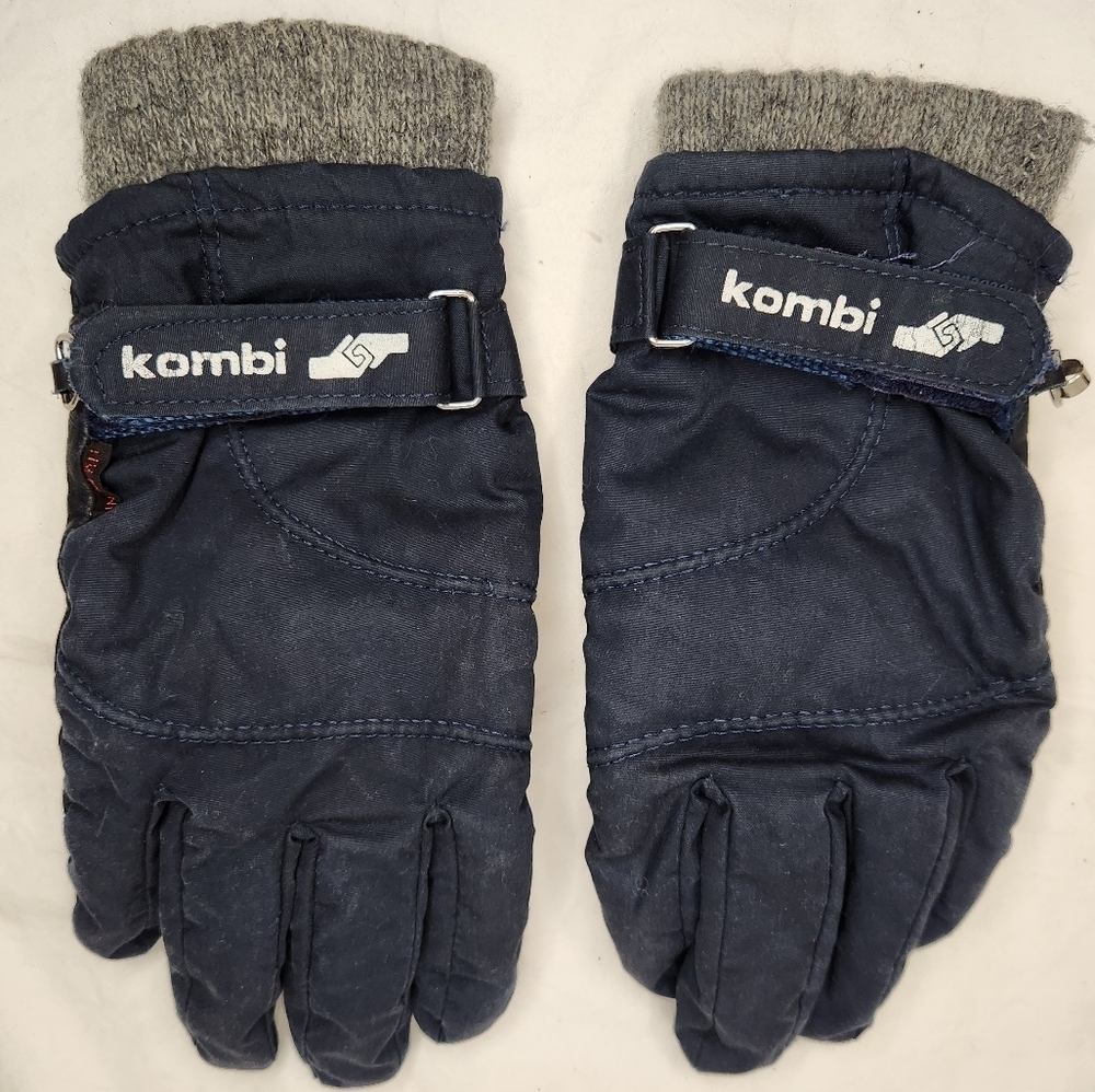 Vintage Teen Winter Ski Gloves